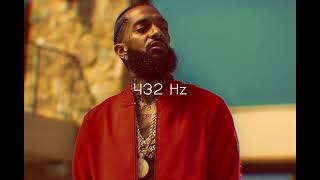 Nipsey Hussle - No Regrets ft. Zeke | 432 Hz (HQ)