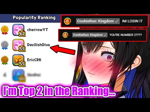 Cookie Run Kingdom Loses It When Nerissa Reveals She's Top 2 in the Game【Hololive EN】