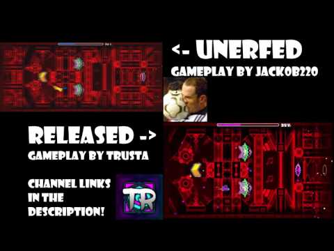 Geometry Dash Comparison - Unnerfed Yatagarasu vs. Nerfed Yatagarasu