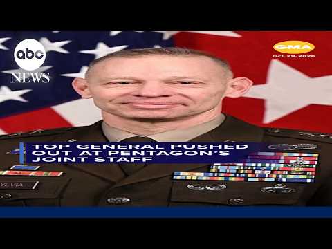 Top general pushed out at Pentagon's Joint Staff
