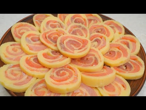 5 Потрясающих ЗАКУСОК С КРАСНОЙ РЫБОЙ, Которые Разлетаются вмиг!  Рецепт Закусок на Праздник