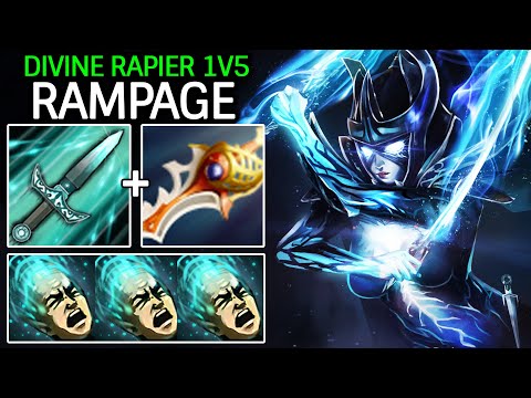 Phantom Assassin Rampage – Divine Rapier Comeback 1v5 Dota 2