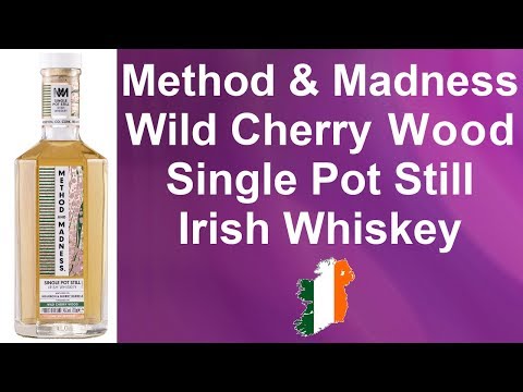 Method & Madness Wild Cherry Wood Single Pot Still Irish Whiskey Review #310 from WhiskyJason