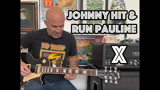 Johnny Hit And Run Pauline by X Guitar Lesson + Tutorial