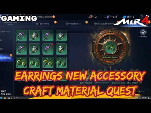 MIR 4 | EARRINGS QUEST | HOW TO GET CRAFT MATERIAL FOR EARRINGS [SUBJUGATE BICHEON/SNAKE VALLEY 4F]