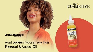 Aunt Jackie's Nourish My Hair - Flaxseed & Monoi Oil - 118ml