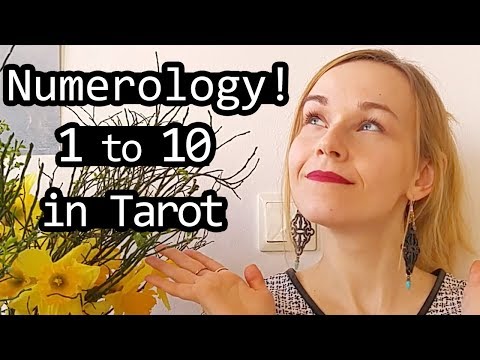 Learning Numerology 1-10 in Tarot! (EDIT: Better quality version of this video in the comments!)