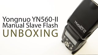 Video thumbnail for Unboxing the Yongnuo YN560 II Manual & Slave Flash by teachmedotgr
