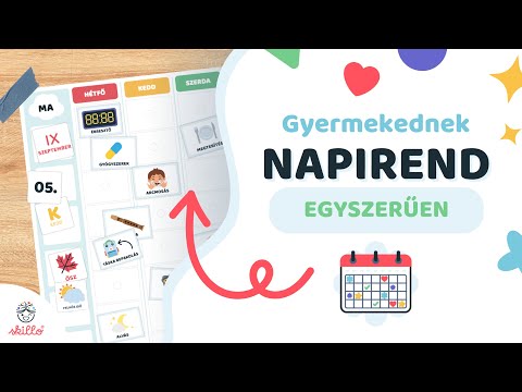 Skillo napirendkártyák videó