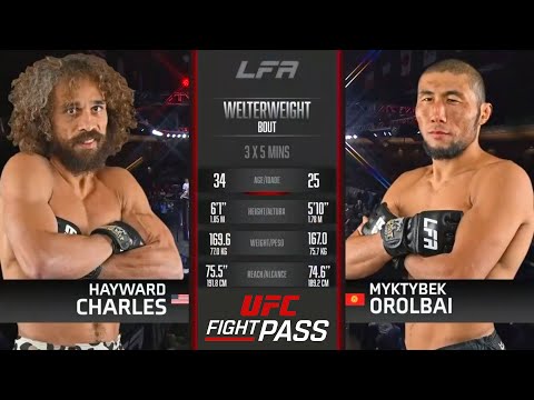 Myktybek Orolbai vs Hayward Charles full fight