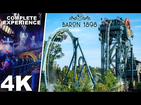 Baron 1898 [On-Ride with Queue 4K POV] - Efteling