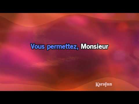 Karaoké Vous permettez, Monsieur - Salvatore Adamo *