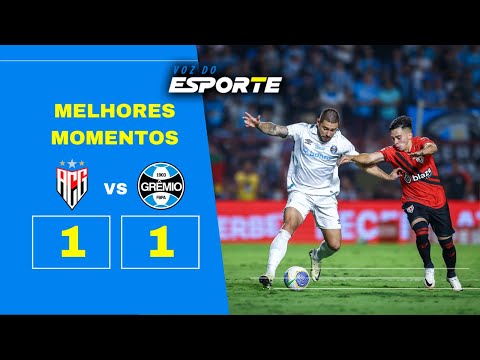 MELHORES MOMENTOS ATLÉTICO GO 1 X 1 GRÊMIO