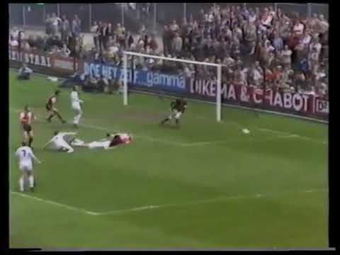 Dick Nanninga vs Feyenoord Eredivisie 1978 1979