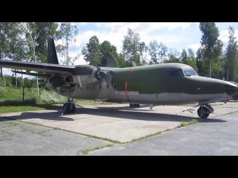 Fokker F27 engine run