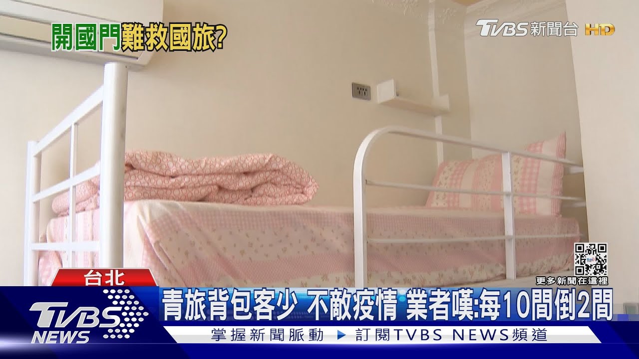 青旅背包客少不敵疫情 業者嘆:每10間倒2間