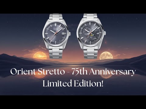 Watch review of the 75th Anniversary Orient Stretto Sun & Moon and Date!!