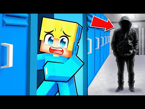 Ein STALKER verfolgt uns zur SCHULE in Minecraft!