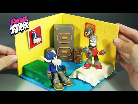 Friday Night Funkin' TABI'S ROOM and AGOTI l FNF Clay DIY