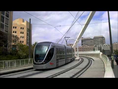 Jerusalem light rail - הרכבת הקלה בירושל