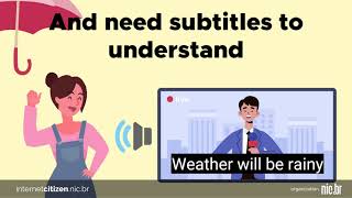 Imagem de capa do vídeo - Web Accessibility: subtitle your videos