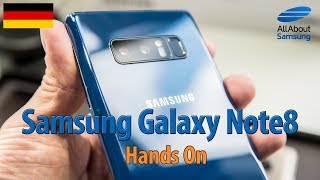 Samsung Galaxy Note8 Hands On deutsch 4k