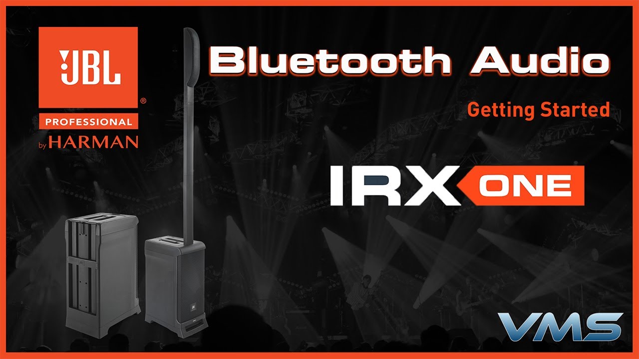 JBL IRX ONE Column PA | Pairing Bluetooth Audio