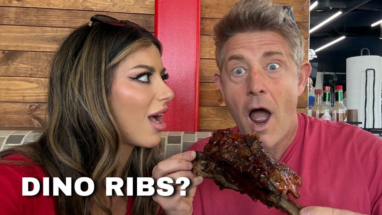 Trying Texas Style Dino Ribs