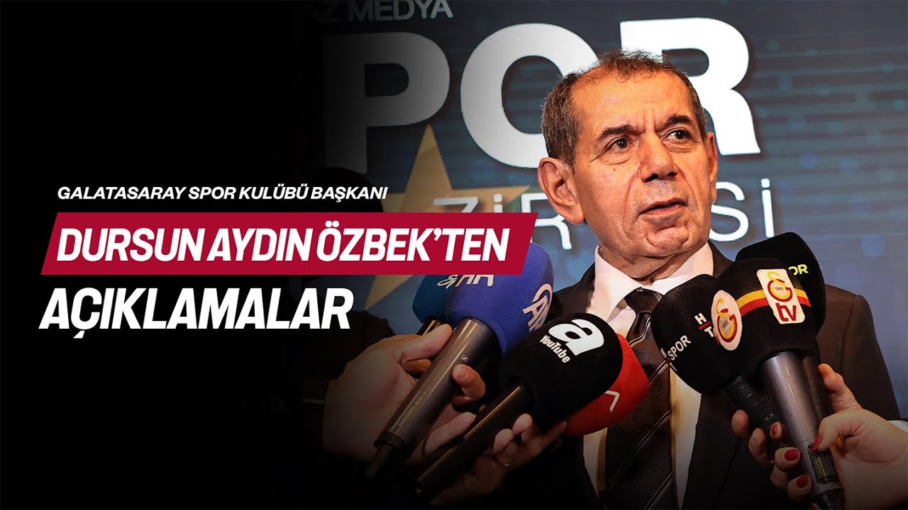 📺 Galatasaray SK Başkanı Dursun Aydın Özbek’ten basın mensuplarına açıklamalar