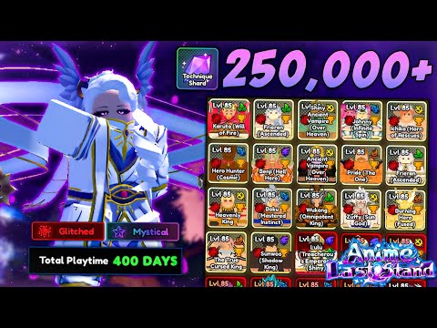 I Logged BACK Into The *RICHEST* Account in Anime Last Stand...