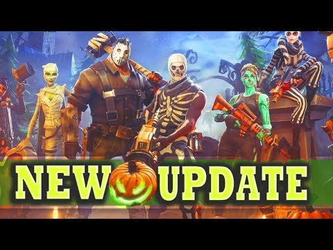 NEW HALLOWEEN UPDATE! Fortnite Battle Royale