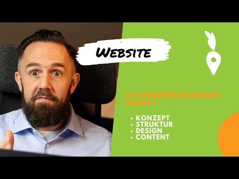 Eigene Website: Planung Inhalte