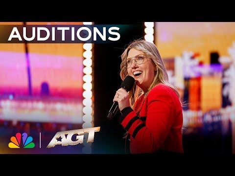 Comedian Julia Hladkowicz Competes Against HER HUSBAND On America's Got Talent! | AGT 2025