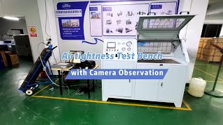 Airtightness Test Bench with Camera Observation Function #airtightnesstest #ultrahightpressure
