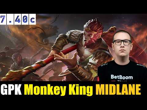 🤯 GPK [Monkey King] MID 7.40C - DOTA 2 HIGHEST MMR MATCH#dota2   #dota2gameplay  #gpk