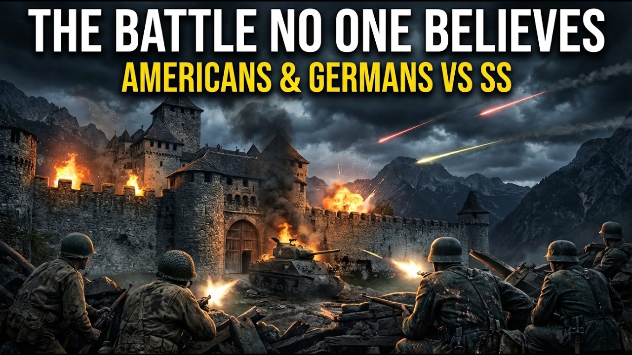 The Strangest Battle of WW2: When Americans & Germans Fought Together Against SS | Castle Itter 1945