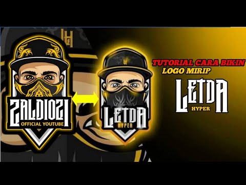 Cara Membuat logo Mirip Letda hyper| Tutorial Pixelleb