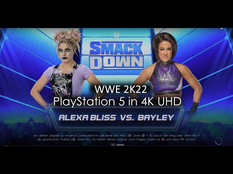 WWE 2K22 - Alexa Bliss vs Bayley - PS5Share 4K UHD