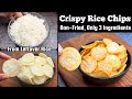Turn Leftover Rice Into Amazing Peri Peri Crispy Crackers Non Fried Gluten Free Snacks Recipe