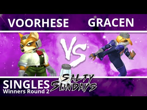 Salty Sunday 4 - Voorhese (Fox) VS Gracen (Sheik) - Melee (Winners Round 2)