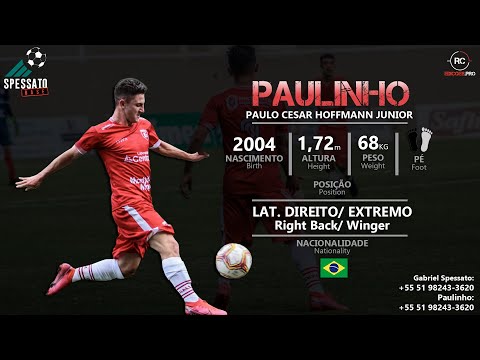 Paulinho - 2004 / Lateral Direito / Extrema( Right Back / Winger) (2021)