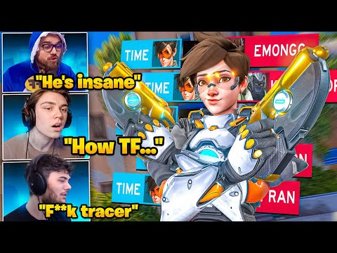 Killing Streamers with Tracer in Overwatch 2 w/ reactions