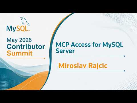 Video Thumbnail: Official MySQL-Native MCP Interface for AI Assistants and LLM Tools