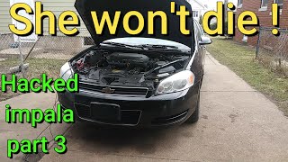 hacked impala is back ! power steering leak
