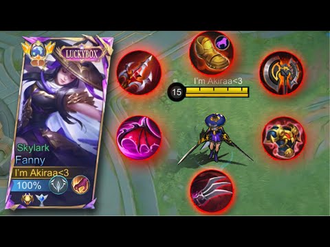 BUFFED FANNY + RED BUILD IS ILLEGAL!  (illegal build don’t try this at home!) SOLO MYTHICAL GLORY