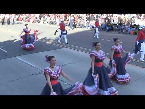 Banda El Zarcero de Costa Rica en el Desfile de las Rosas 2020