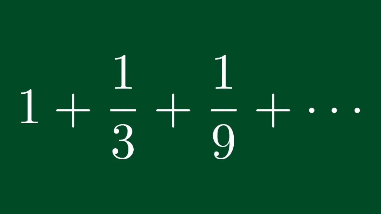 How to Find the Sum of an Infinite Geometric Series || Powerful Method