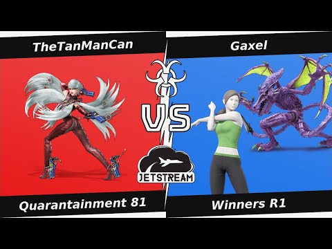 Quarantainment 81 Winners R1 - TheTanManCan (Bayonetta) Vs Gaxel (Ridley, Wii Fit Trainer) - SSBU