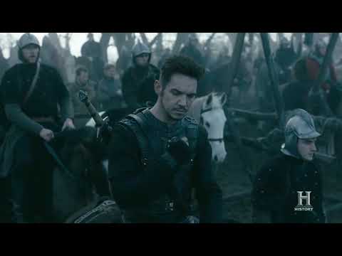 BISHOP HEAHMUND AND KING ALFRED POWERFUL PRAYERS IN VIKINGS.