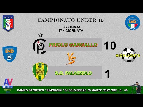 Video Highlights - Priolo Gargallo - Palazzolo - Under 19 - 2021/2022 .